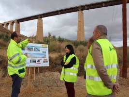 Adif inicia las obras del puente metálico sobre el arroyo Anchurón en Fonelas